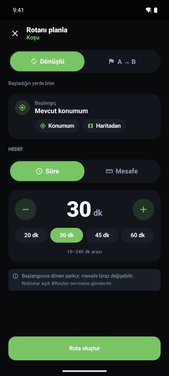 Rota planla